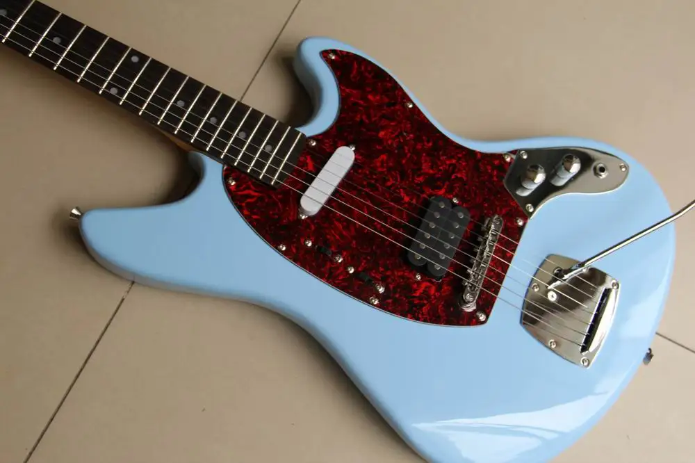 Оптовая продажа гитары из Китая новая модель электрической Jaguar в синем цвете