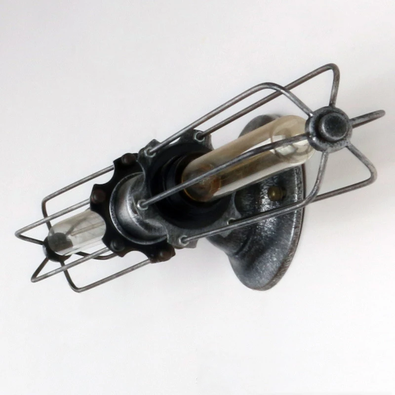 Настенная лампа светильник для коридора настенный из кованого железа с двойной