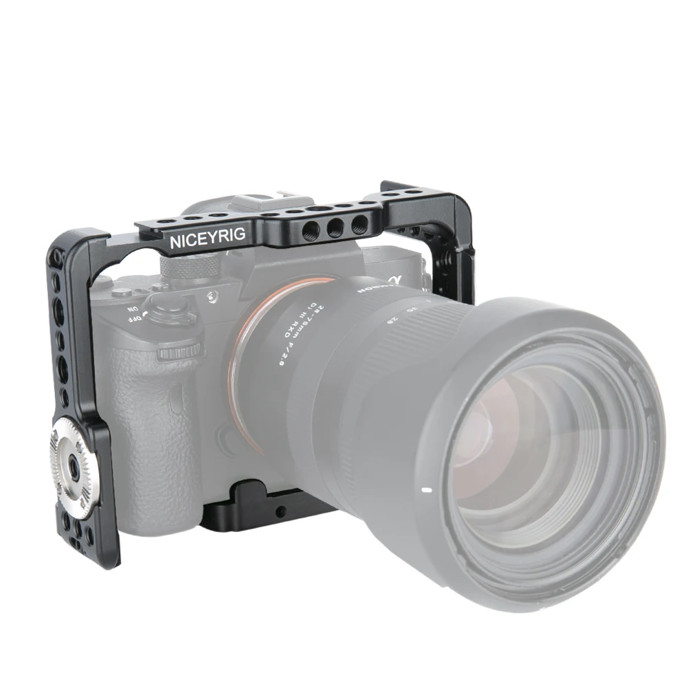 Держатель DSLR корпус NICEYRIG для камеры Sony A7MIII a7m3 A7RIII a7r3 A7RII a7r2 A7SII a7s2 A7II A7S A7R A7 - купить