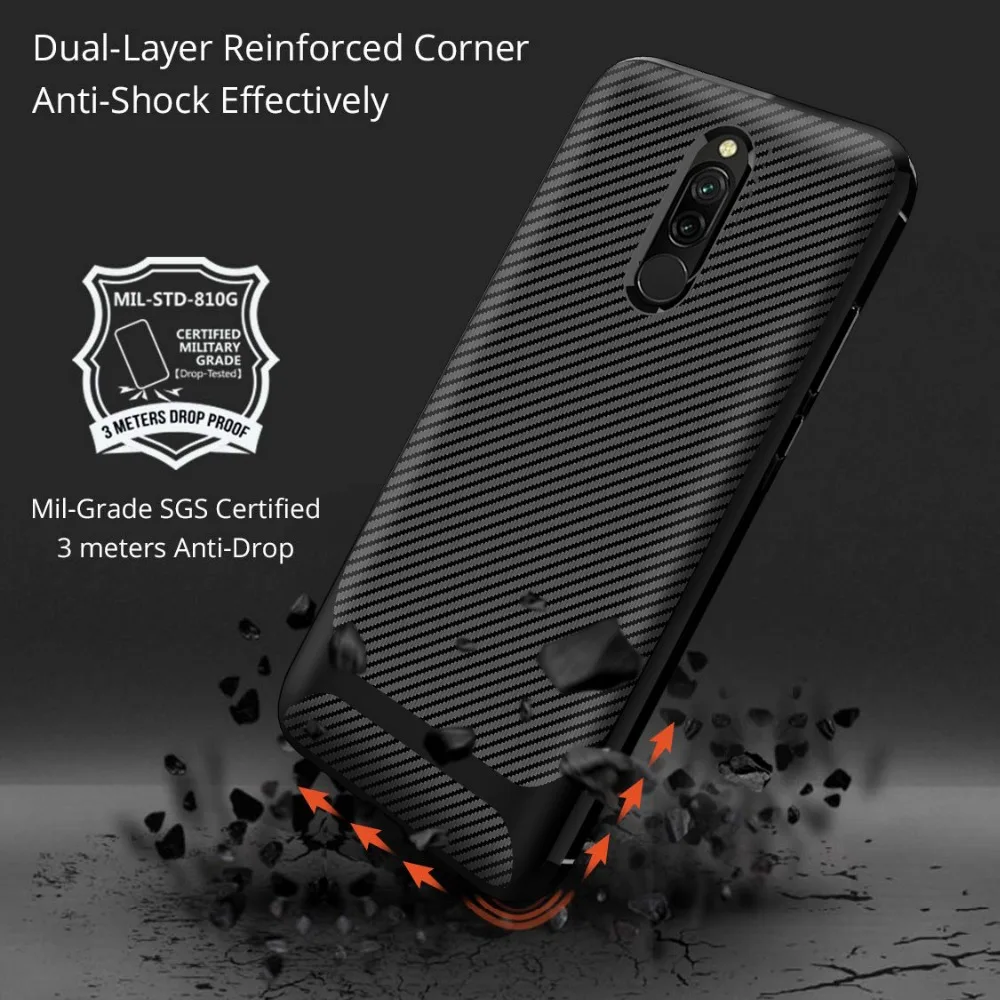 Мягкий силиконовый чехол для телефона Xiaomi Redmi 8A противоударный чехол для Xiaomi Redmi 8 защитный ТПУ чехол