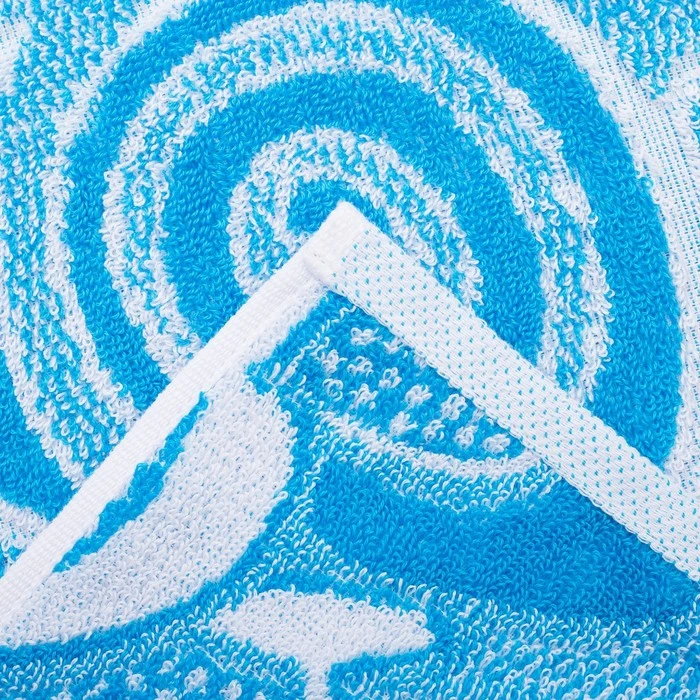 Полотенце махровое Privilea Верона 50х90 см бирюзовый | Дом и сад
