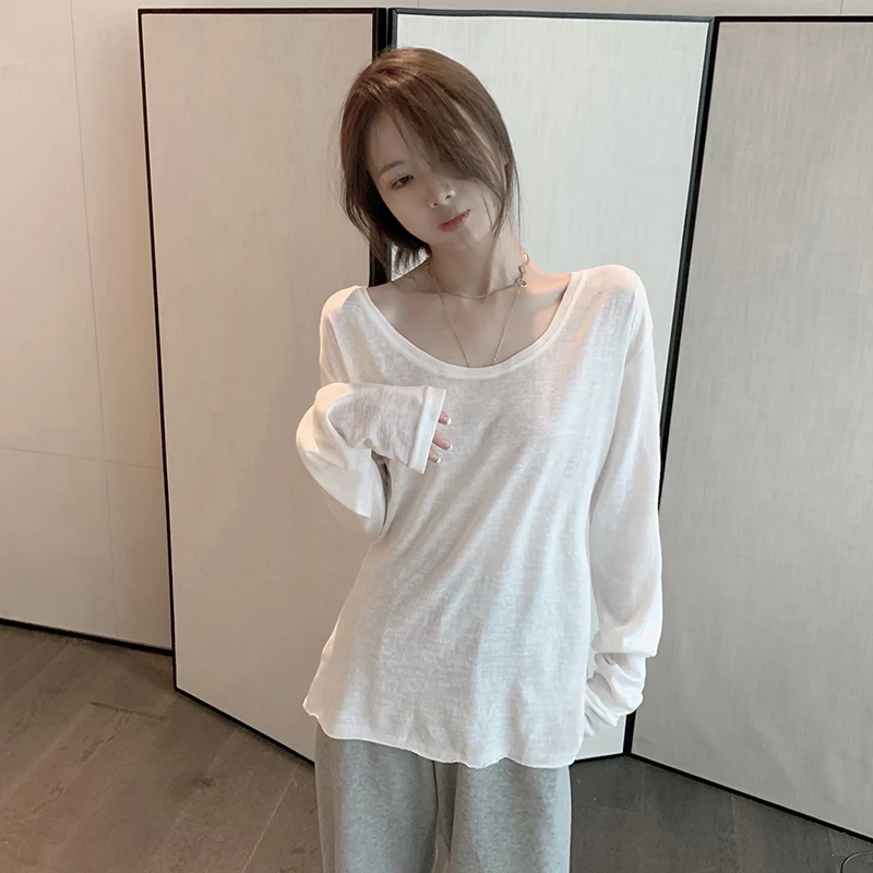 Тонкая рубашка с длинными рукавами красная в сеточку гонконгском стиле для