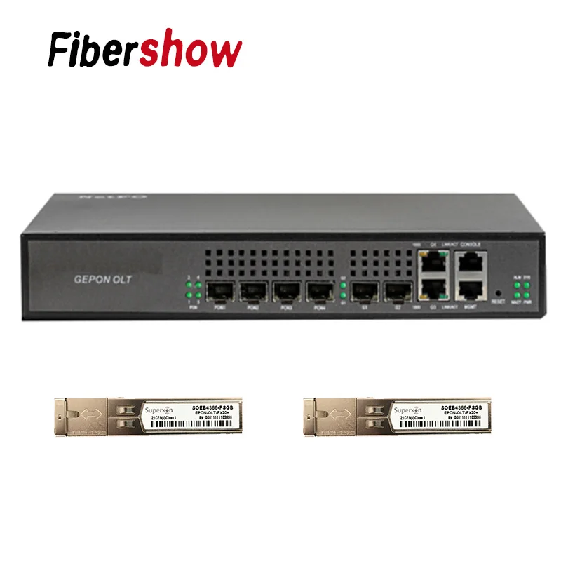 with 2P PON module EPON OLT 4PON порты Ethernet FTTH мини OLT(Оптический линейный терминал) CATV Перевозчик-класс высокой плотности волоконно-оптический Высокое качество маленький 1,25 г Профессиональный мини - Цвет: with 2P PON module