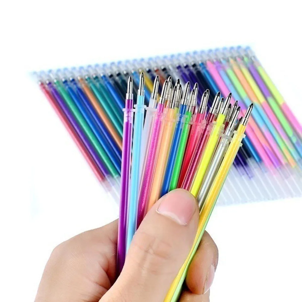 

Office School 24Colors Refills Markers Watercolor Gel Pen Replace Supplies Pen Portable Garden Marker pen Stationery 2019