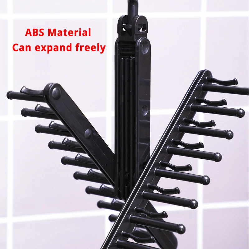 Вешалка для галстука 20 рядов регулируемая вращающаяся на 360 градусов | Дом и сад