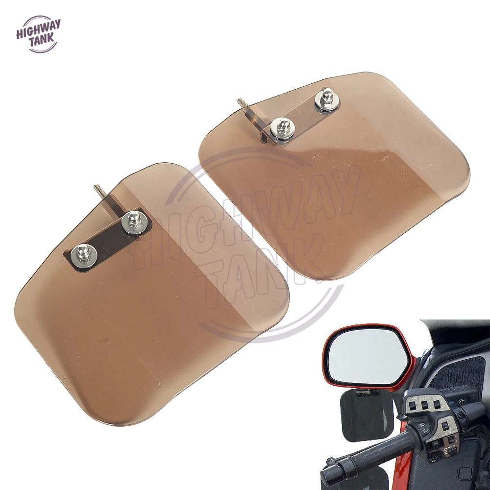 Smoke Motorcycle Accessories Deflector Mount Tint Mirror Wind Case for Honda Goldwing GL1800 F6B GL 1800 2001-2016