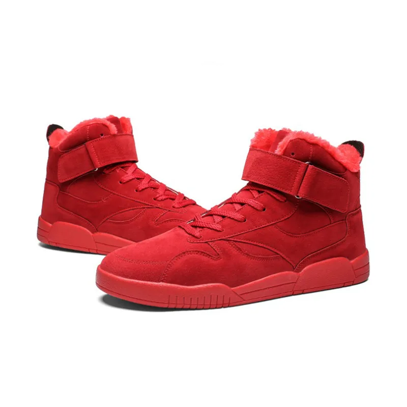 

DOGEEK High Top Men Classic Suede Leather Men Casual Shoes Fashion Ankle Boots Lace up Autumn Sport Waterproof Men Sneakers