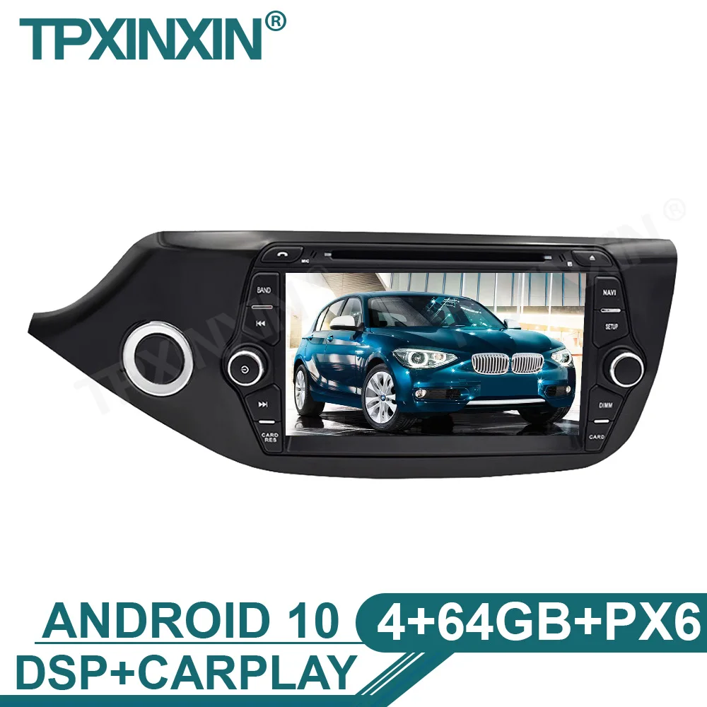 

Android 10 4+64G For KIA CEED 2013-2016 Car GPS Navigation Multimedia Player Tape Recorder Head Unit Radio