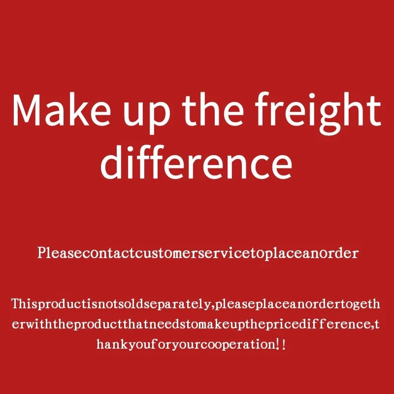 

Make up the freight difference