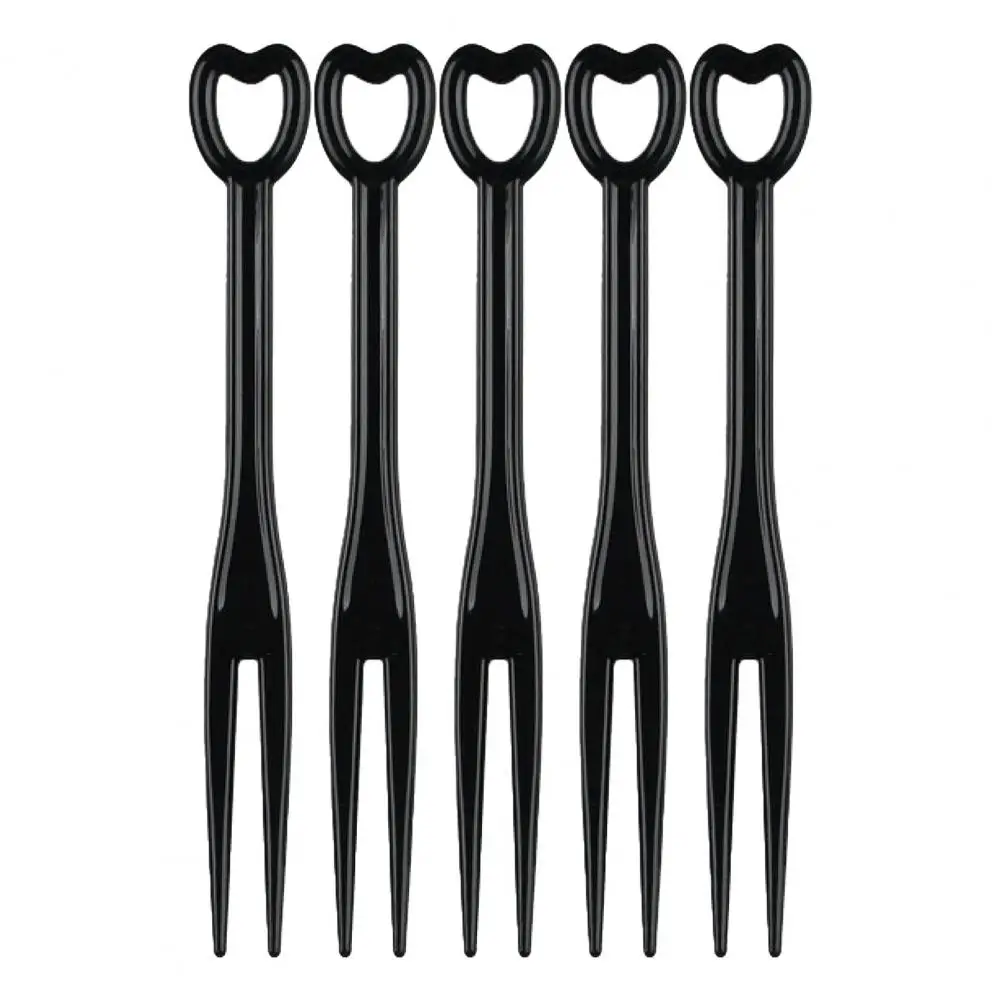 100Pcs/Set Fruit Pick Convenient Practical Food-grade Fork Multi-use Strong Construction Cake |