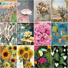 GATYZTORY 5D DIY Алмазная Вышивка Цветы Rinestone алмазная живопись DIY Вышивка крестиком ручной работы подарок