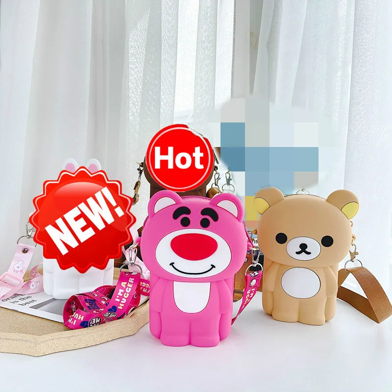 Модные сумки на одно плечо с большой емкостью для девочек Милые детские хранения