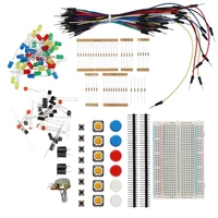 starter kit for arduino resistor led capacitor jumper wires breadboard resistor kit with retail box