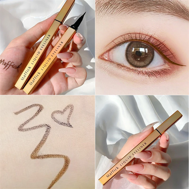 

Eyeliner Pen Quick-drying Eyeliner Colorful Effect Eye Shadow Liner Combination cosmetics Black Pen Waterproof Is Not Blooming