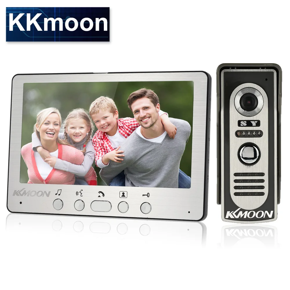 KKmoon 7 ''TFT lcd проводной видео телефон двери визуальный домофон система внутреннего монитора 700TVL Открытый водонепроницаемый ИК камера