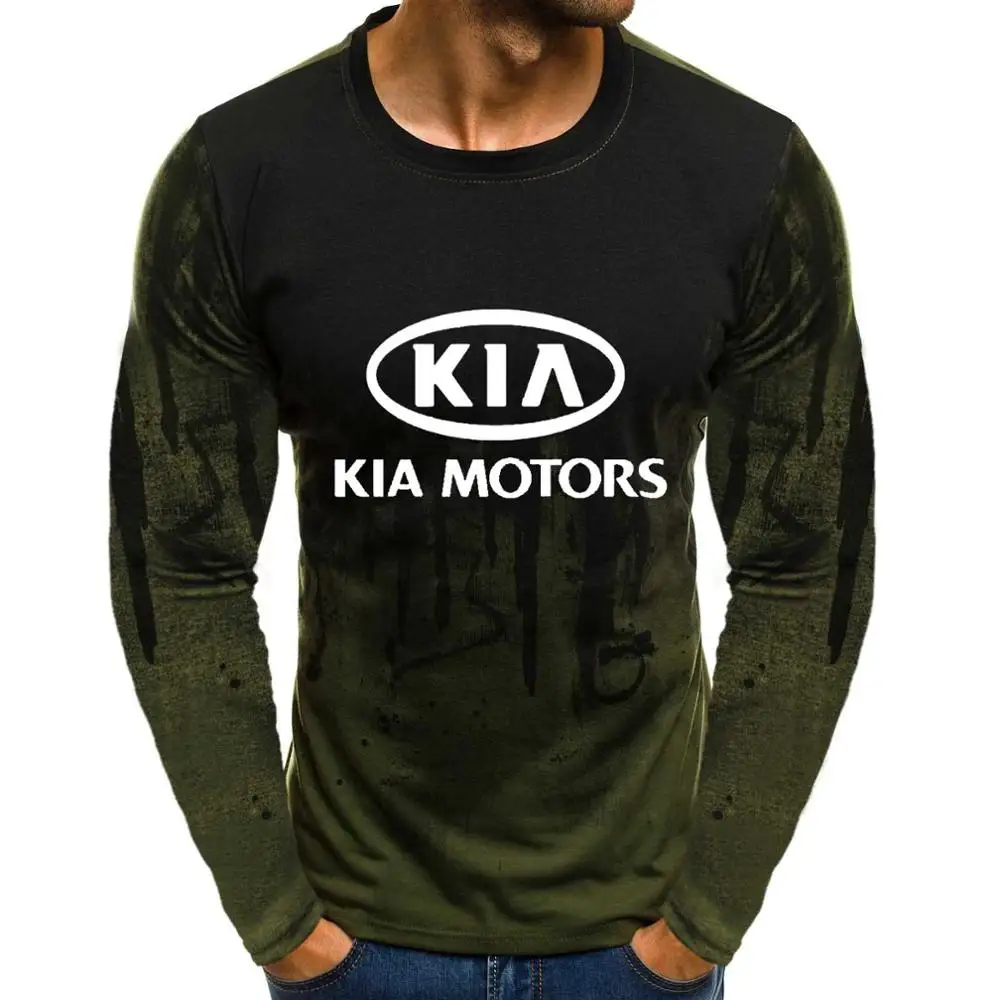Новинка 2021 модный мужской пуловер KIA с принтом логотипа автомобиля