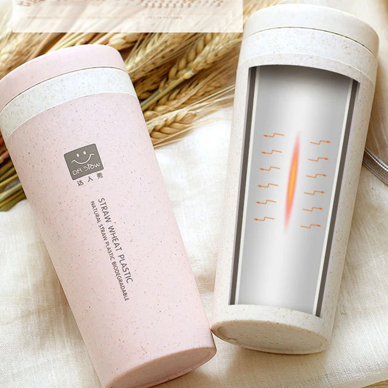 2019 Горячая популярная Одиночная продукция Пшеничная солома двойная чашка