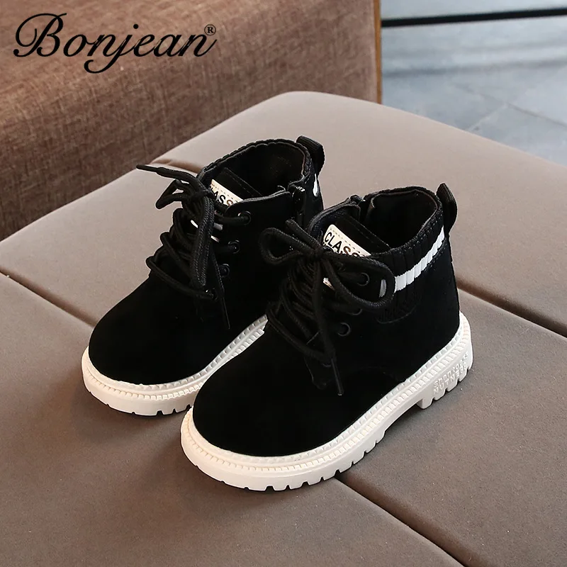 Осень/Зима 2020 плюшевые детские ботинки повседневная обувь Martin для мальчиков и