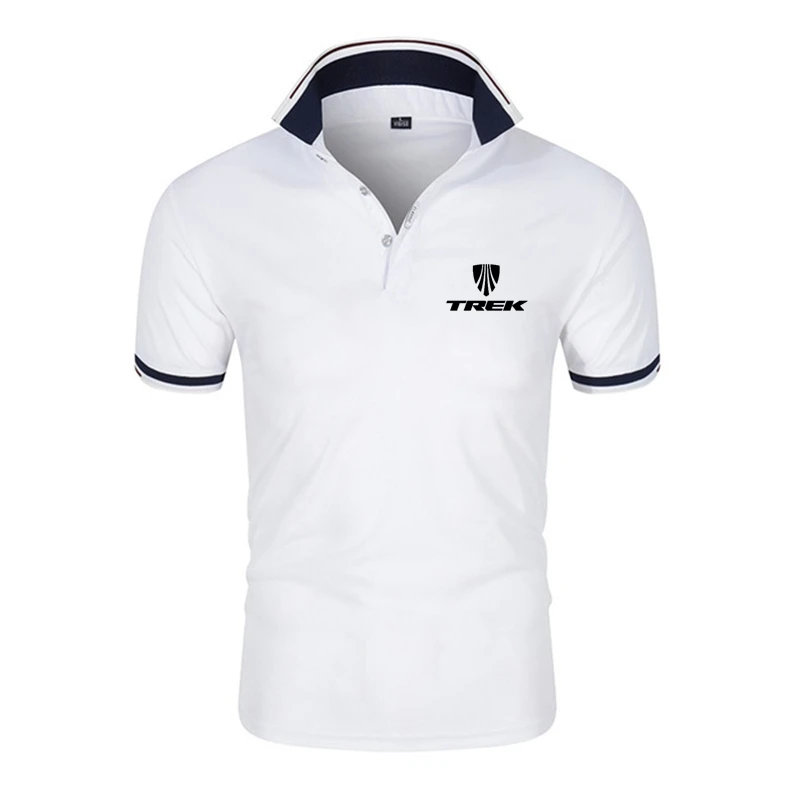 

TERK Brand New-Design Short Sleeve Sports-Wear Mens Polos Shirts Lapel Casual Polos Homme Embroidery-Logo Clothing Slim Tops