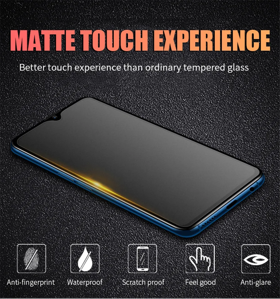 Матовая защита для экрана из закаленного стекла для Oneplus 7 Pro 6 6T 5T 5 матовая защитная пленка из закаленного стекла