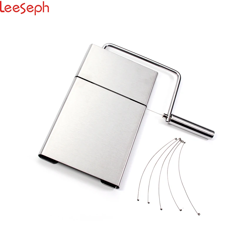 Слайсер для сыра резак масла из нержавеющей стали с сервировочной доской