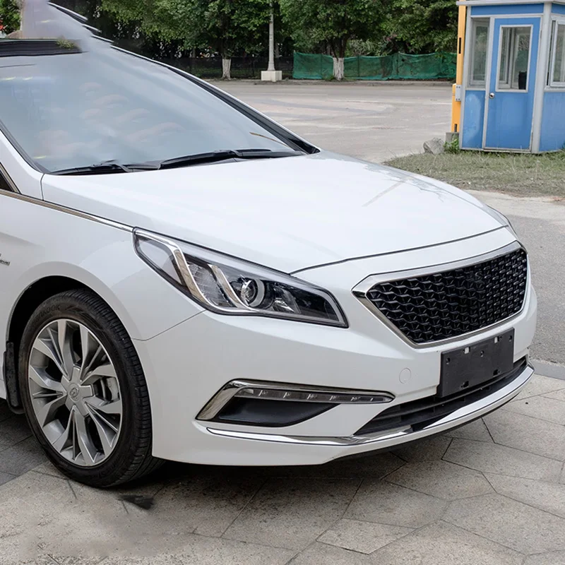 Для Hyundai Sonata Nine LF 2015-2019 автомобильный передний бампер под декоративной лентой