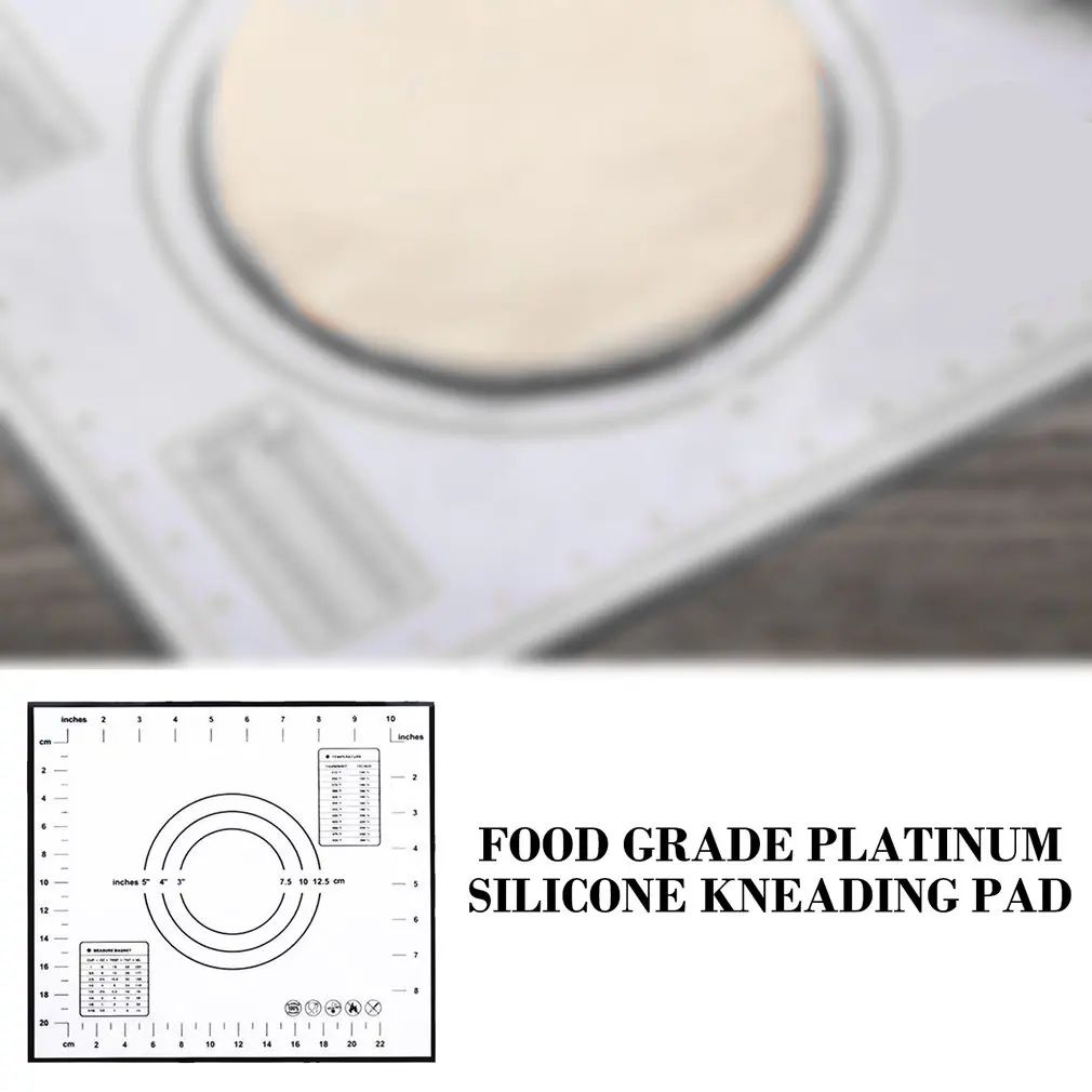 

Silicone Baking Mat Pizza Dough Maker Pastry Kitchen Gadgets Cooking Tools Utensils Bakeware Kneading Accessories