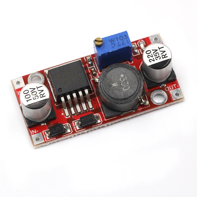 LM2596S adjustable 3 6 46 V 3A Регулируемый понижающий модуль питания с защитой от обратного