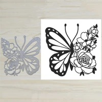 butterfly wing flower metal cut dies stencils for scrapbooking stampphoto album decorative embossing diy paper cards
