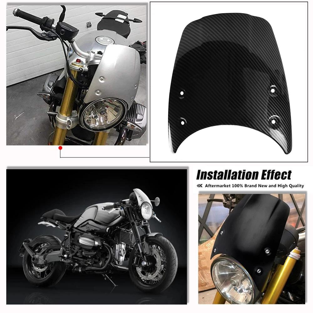 Ветровое стекло из АБС-пластика для BMW R NINE T 2014 2015 2016 2017 R9T NINET | Автомобили и