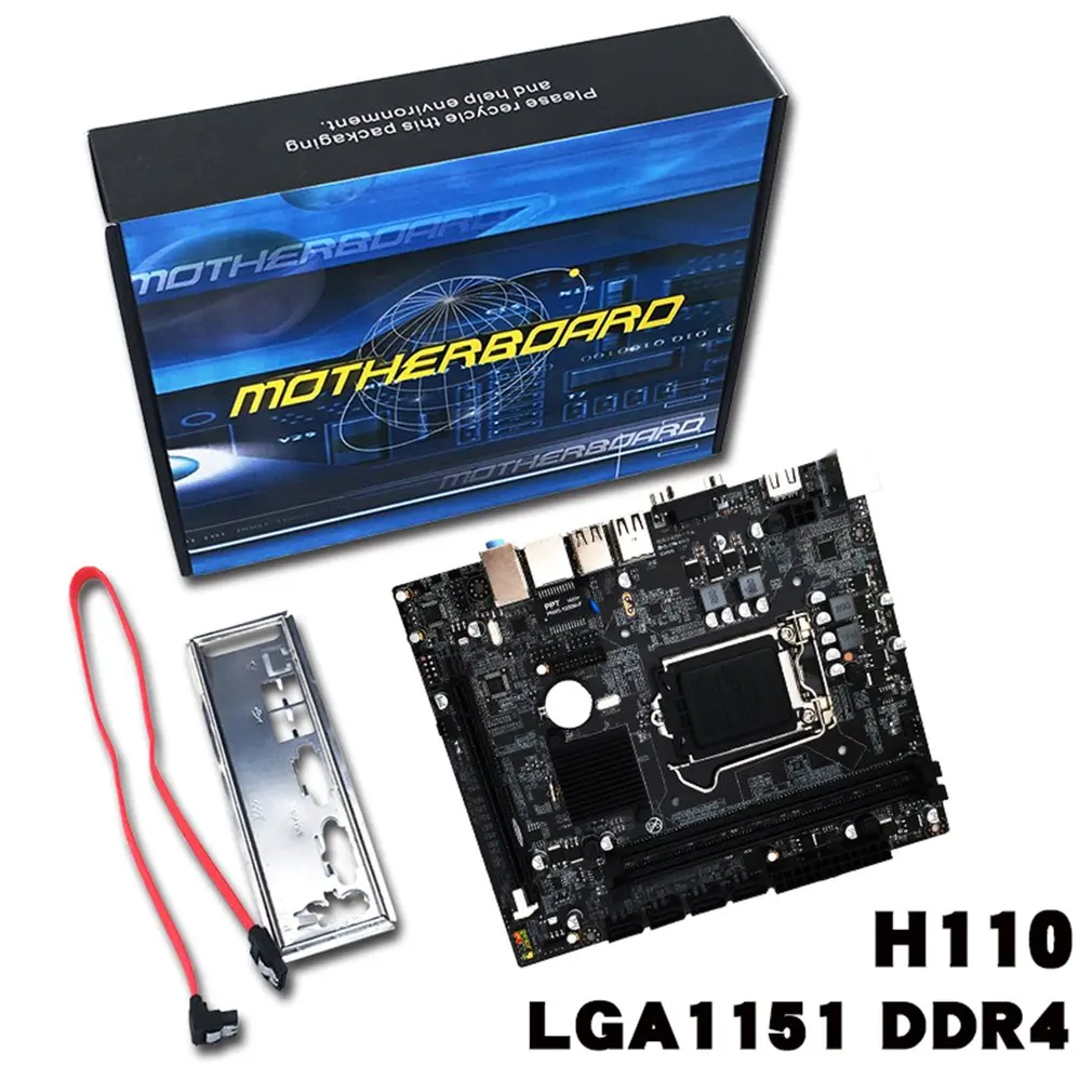 Материнская плата GA H110M A Core i7/i5/i3 H110 SATA PCI Express Micro ATX Розничная Чипсет 6 ГБ/сек.