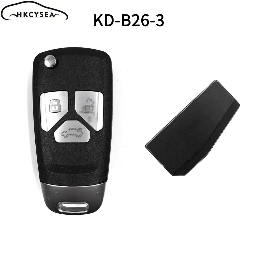 Дистанционный ключ KEYDIY B26-3 B26-4 серии B для KD900 URG200 Mini KD и HC Chip (4D 46 4C G) KD-X2 H618PRO Tango |