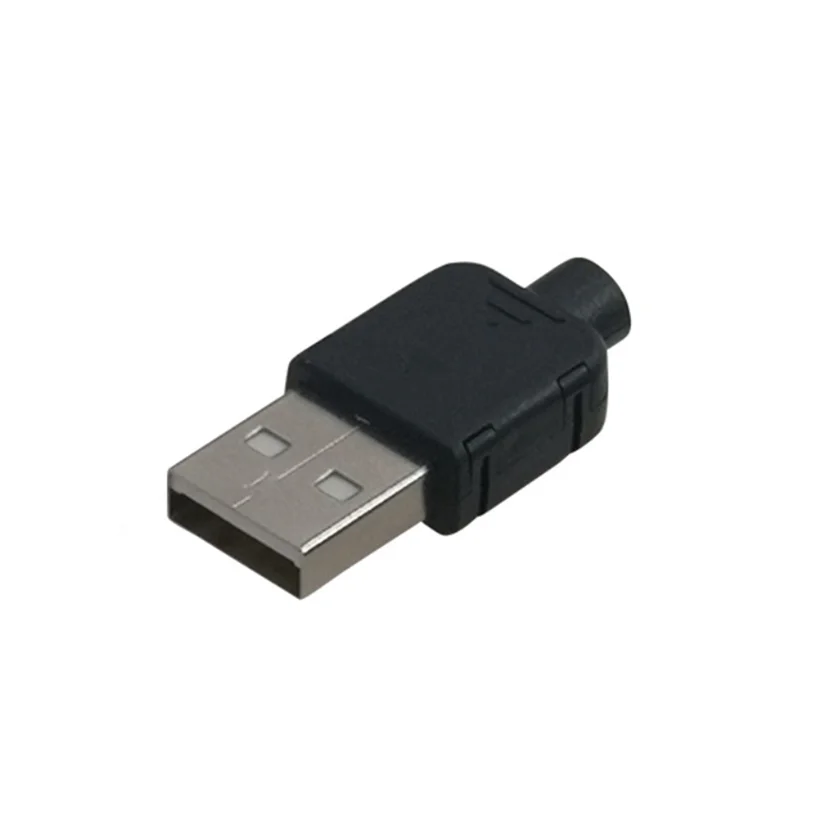 10 комплектов сделай сам USB 2 0 разъем папа тип 4-контактный адаптер в сборе типа