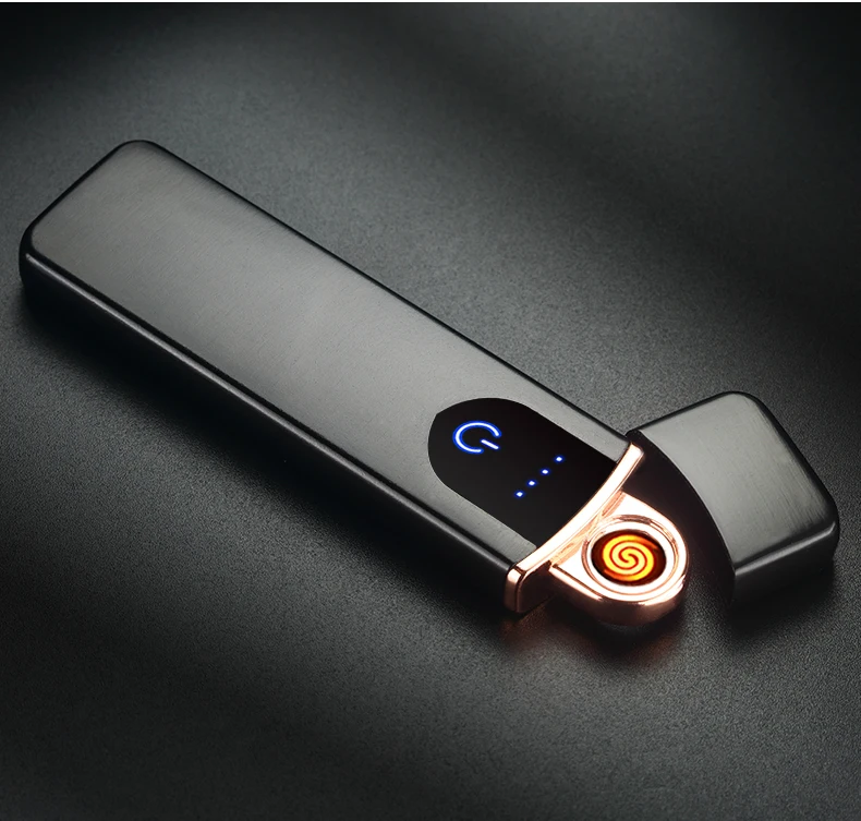 Модная Индукционная ветровка AI USB Elctronic перезаряжаемая зажигалка, Классическая Зажигалка для мужчин, для курения, Zapalniczka