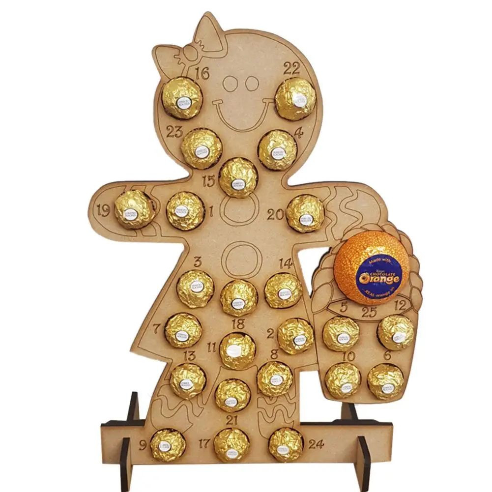 Рождественский календарь деревянный выдалбливают комплекса предпусковых