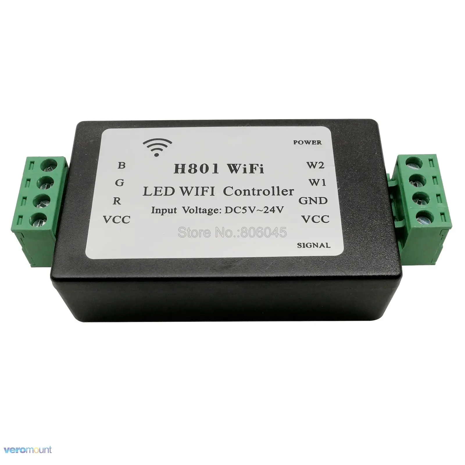 H801 RGBW Wi Fi светодиодный Управление Для полосы светильник лента DC5 24V вход 4CH * 4A