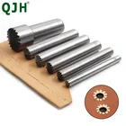 Цветущий перфоратор, инструмент для установки металла, кожа, ремесло, сделай сам, кожаная Перфорационная кнопка, форма, одежда и аксессуары, инструмент 3-35 мм