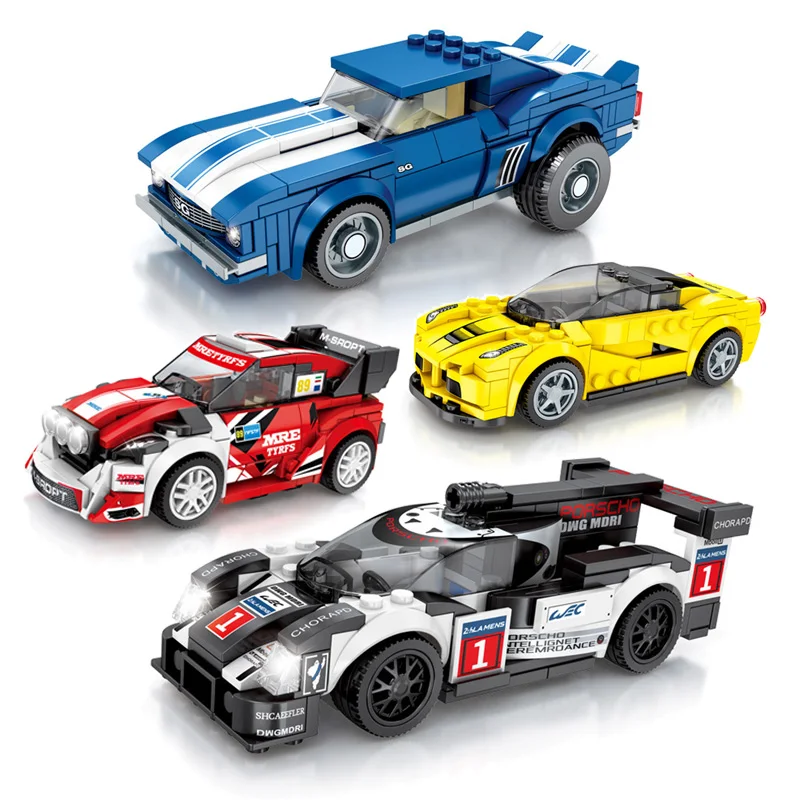 

Famous Blocks Car Series Building Blocks Toy For Children City And Friends Boys Sports Car Racing Model Toy Kids Gift