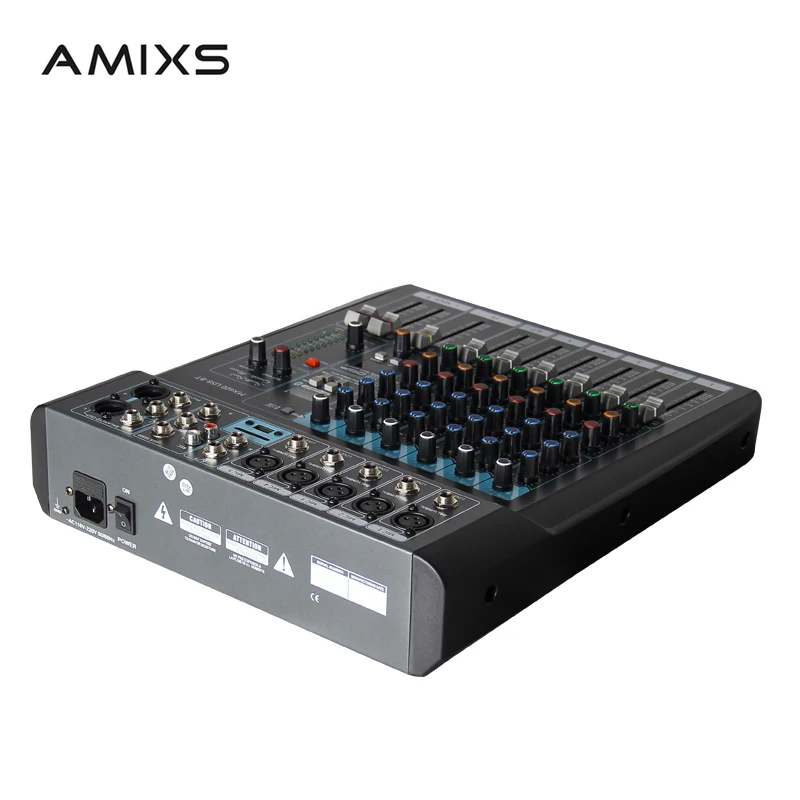

AMIXS MX600 Phantom Power dj mixing console mixer pro audio equipment professional audio usb audio interface dsp