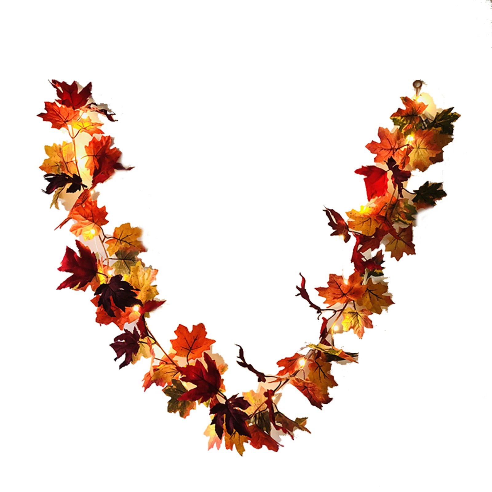 

N Christmas Decorations Maples Leaf String Lights Battery Powered Harvest Fall Garlands String Light Autumn Thanksgiving NE