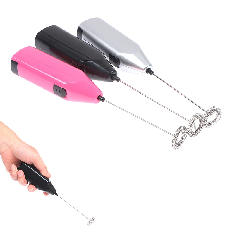 

Electric Milk Frother Egg Beater Kitchen Drink Foamer Whisk Mixer Stirrer Coffee Cappuccino Creamer Whisk Frothy Blend Whisker