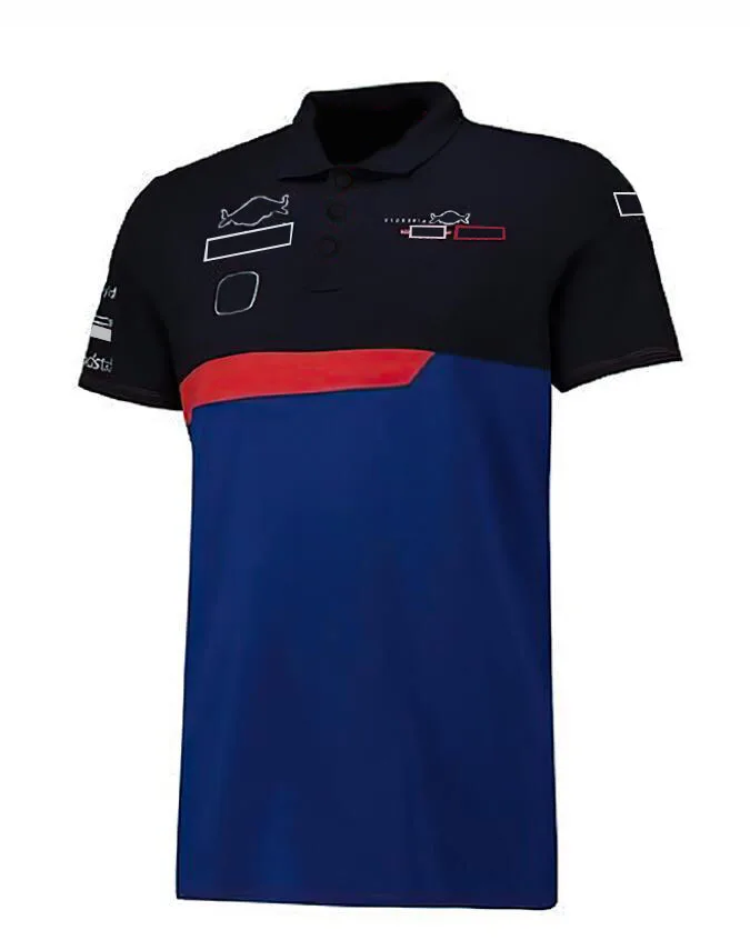 

2021 F1 team polo shirt, F1 racing polo shirt, polyester quick-drying lapel T-shirt, the same style is customized