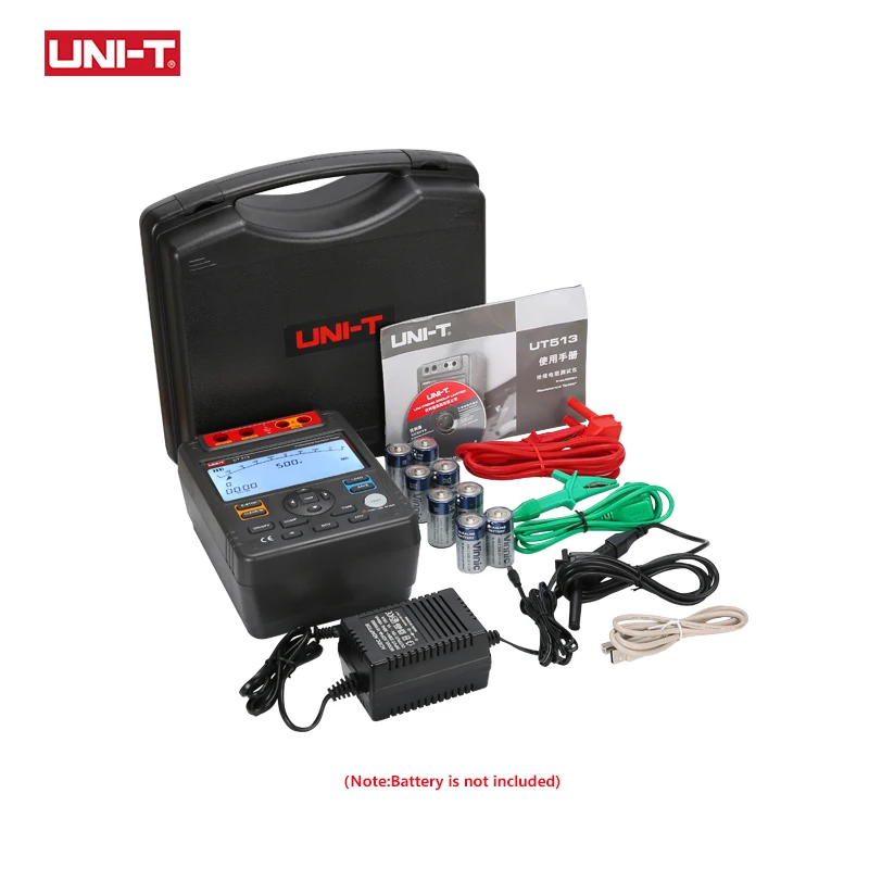 UNI T тестер сопротивления изоляции UT513 Вольтметр постоянного и переменного тока