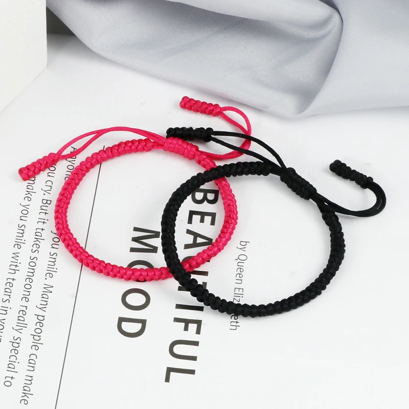 Плетеные браслеты на удачу 19 цветов|Плетеные браслеты| |