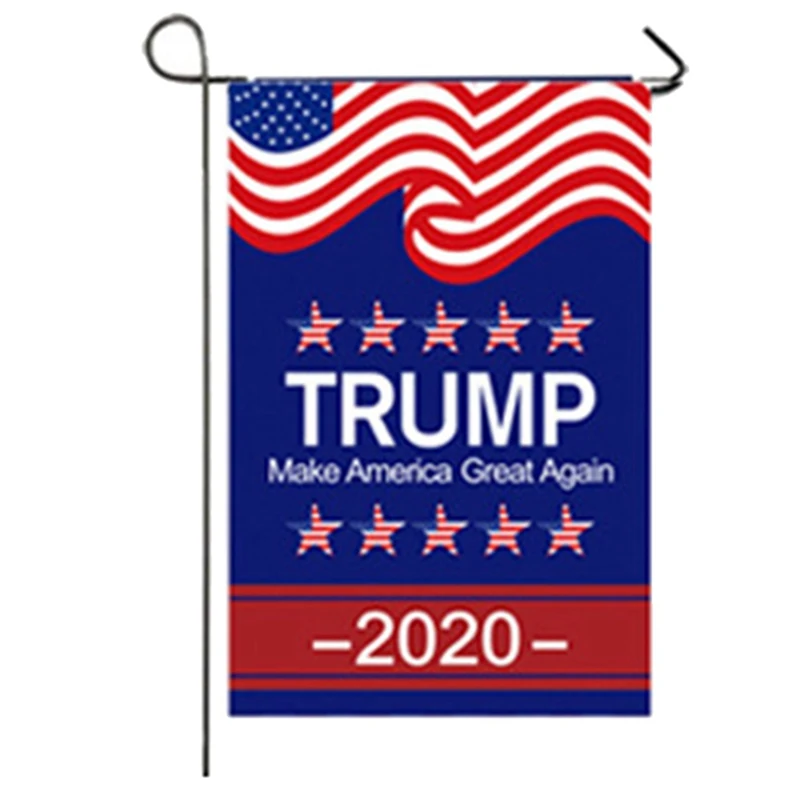 Флаг Трампа 2020 30*45 см двусторонний Печатный флаг Дональда стандарта Keep America Great