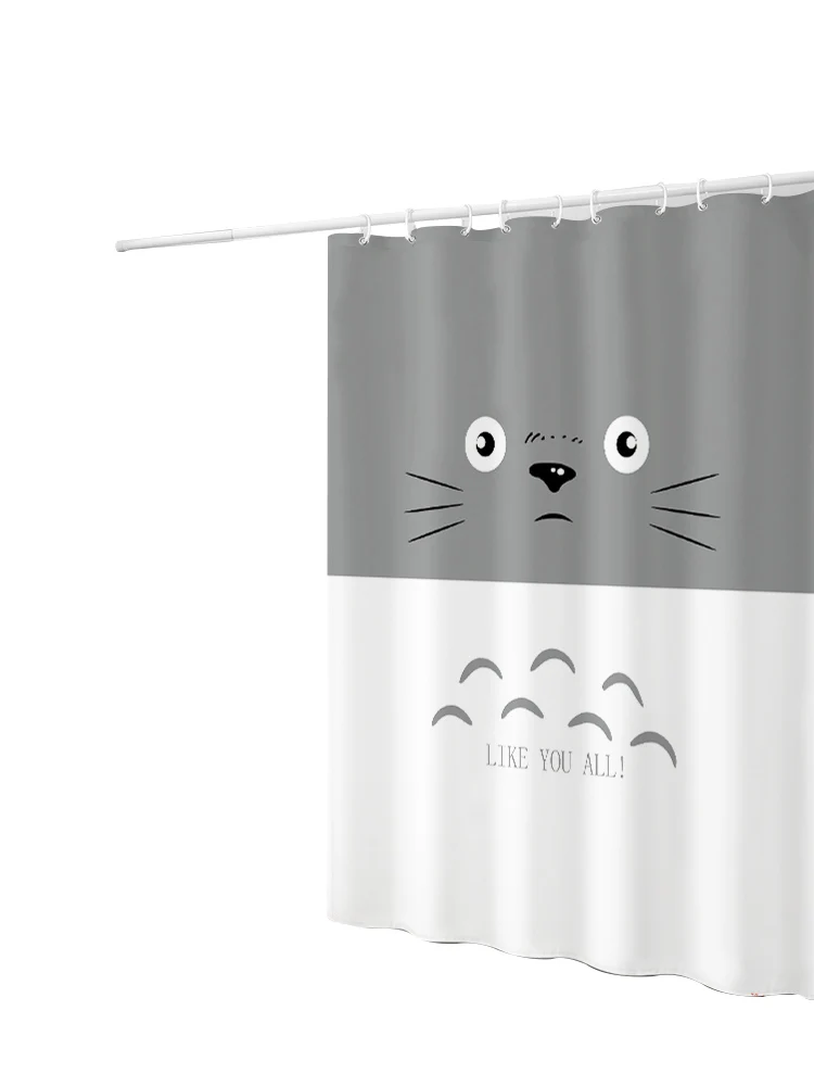 Тоторо Мой сосед кошка аниме занавеска для душа s Водонепроницаемая ванная
