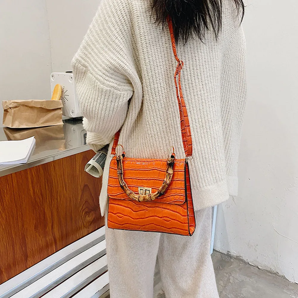 

Solid Color Shoulder Messenger Bag Women Handbags Totes Bags Fashion Simple PU Leather Crossbody Bags Clutch Bag