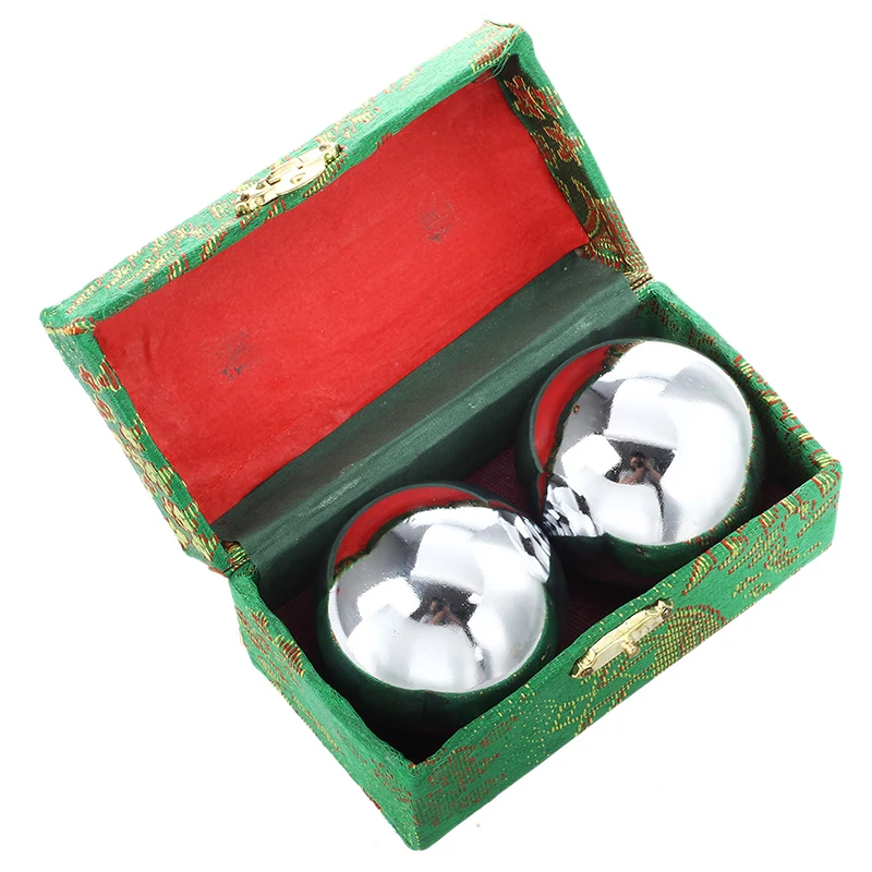 

52mm Baoding Balls Chinese Health Ministry Stress Balls - Chrome Color
