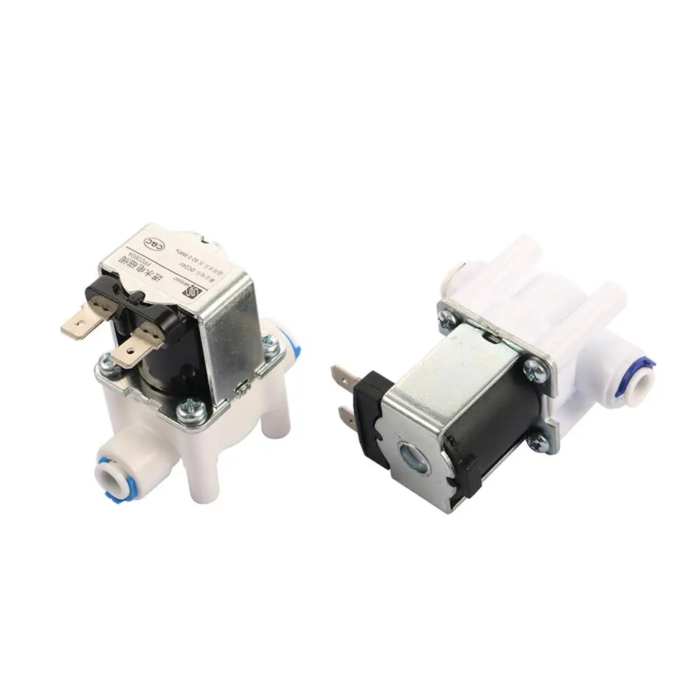 NC 1/4 " Quick Access Electromagnetic Valve DC 12V 24V Water Air Inlet Flow Switch Purifier Washing Machine Dispenser | Обустройство