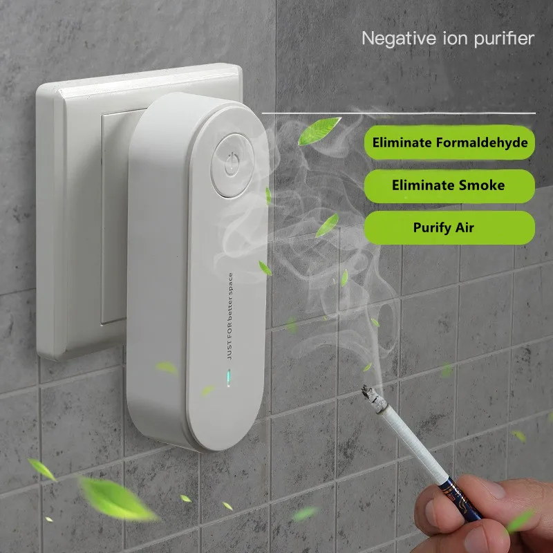 Household Air Purifier Anion Generator Toilet Deodorizer Formaldehyde Oxygen Generator Air Purifier